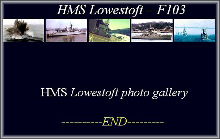 Demise of HMS Lowestoft 1986