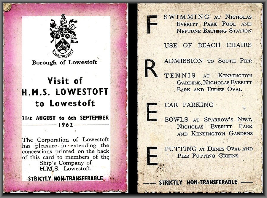 Lowestoft visit 1962